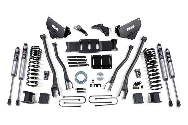 6 Inch Lift Kit w/ 4-Link - Ram 3500 w/ Rear Air Ride (13-18) 4WD - Diesel